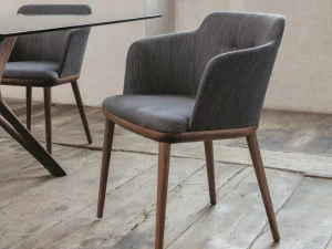 Porada Стул из ткани с подлокотниками Iron