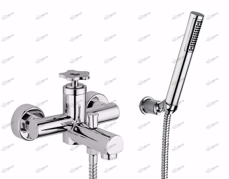 Rubinetteria Giulini Настенный смеситель для ванны с ручным душем Giò crystal - giò F3501/s