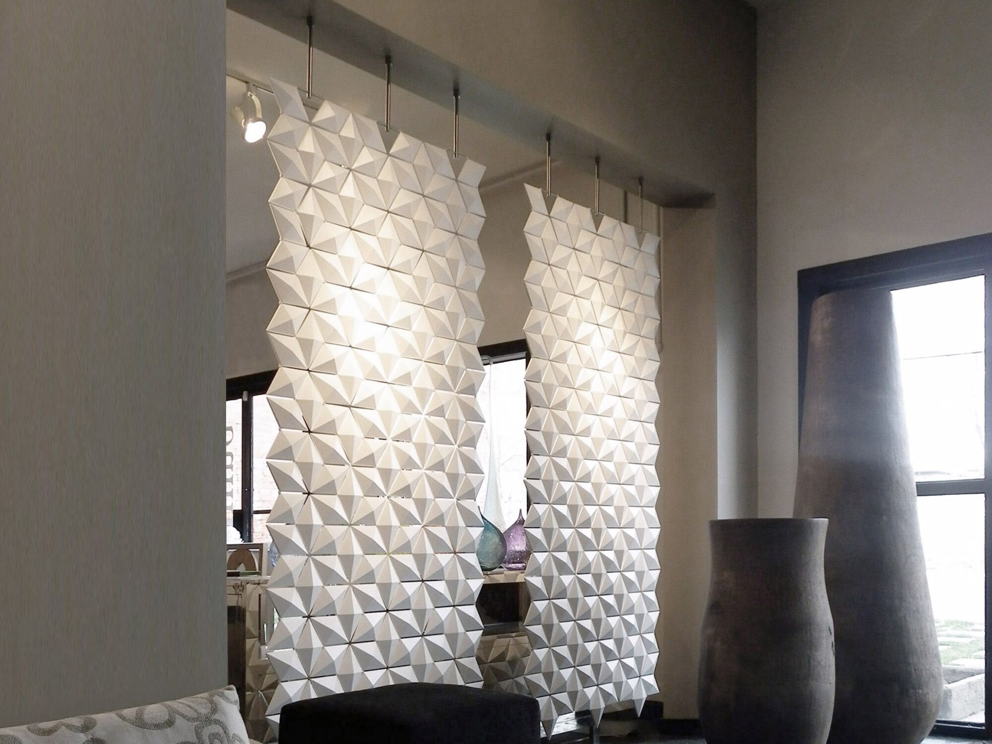 Подвесная перегородка bloomming FACET 102x226cm bianco ARCH-00098448