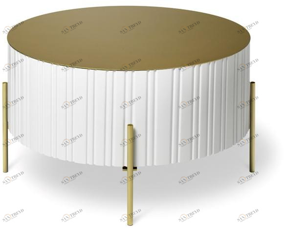 müller möbelfabrikation Круглый журнальный столик из металла Twist sun-id-1388789