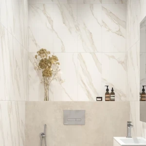 Настенная плитка Kerama Marazzi Фантазия 29.6x59.5 см 1.8 м² матовая цвет бело-серый