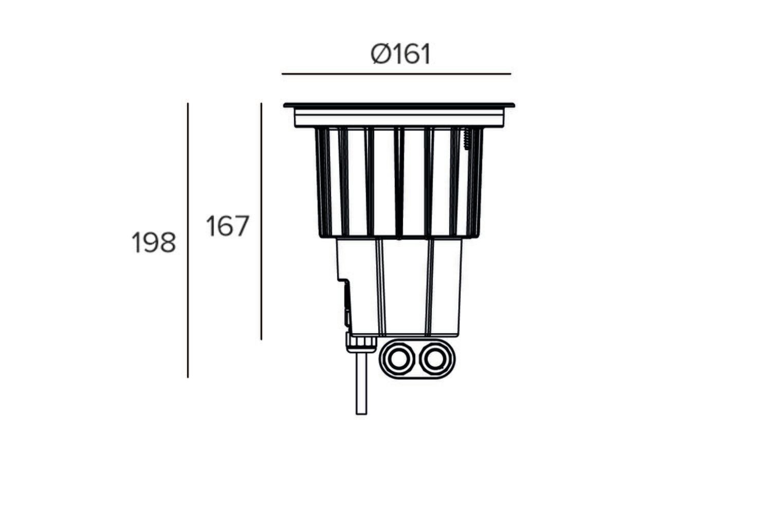 Светодиодный прожектор с утопленным заземлением TARGETTI KEPLERO MINI HE ARCH-00046428 - Вид №4