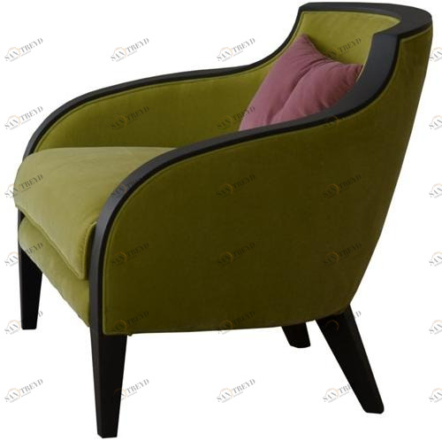 Prestige Бархатное кресло с подлокотниками Gran duca Cvh024t