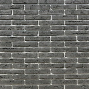 Камень искусственный Остия Брик угольно-черный 0.37 м²