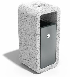 ENCHO ENCHEV - ETE Бетонный мусорный бак с крышкой для улицы  240