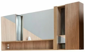 Vallvé Настенное зеркало с контейнером для ванной Mineral 5010731