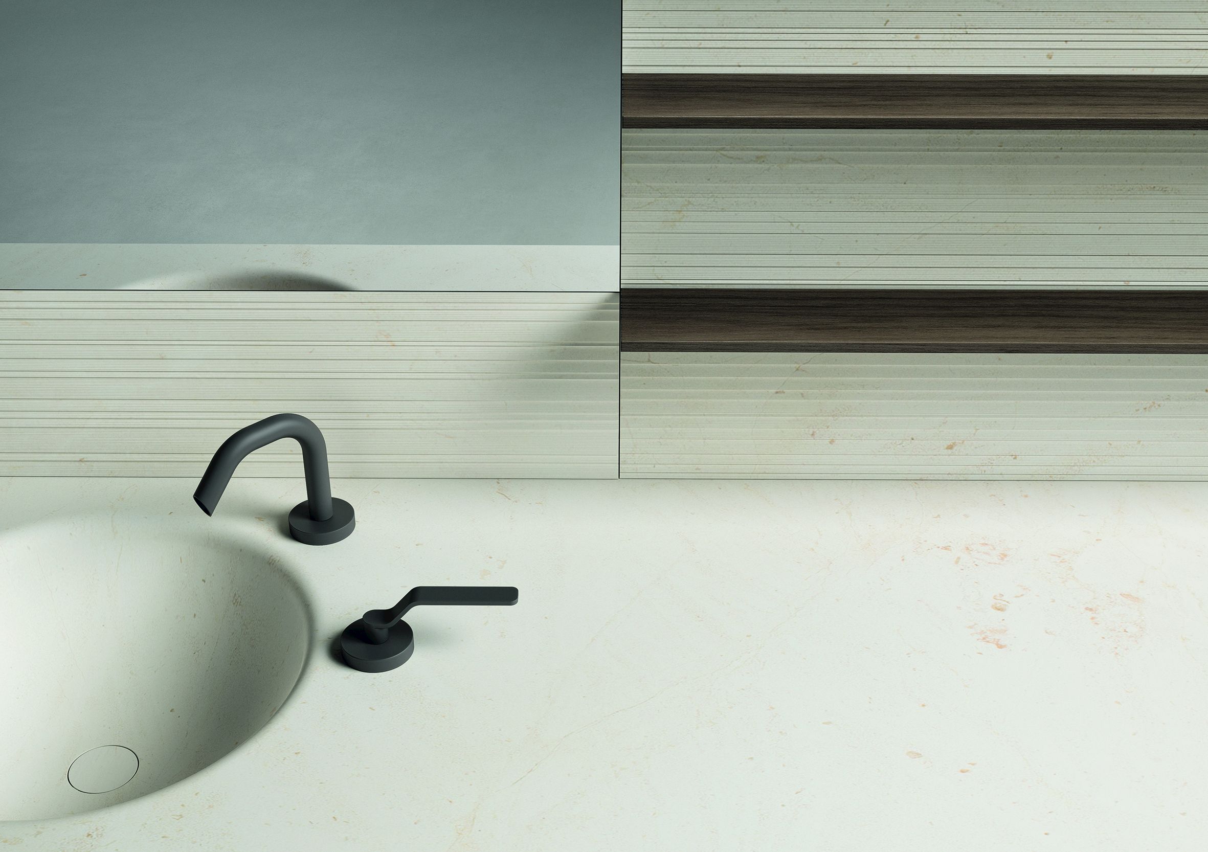 Умывальник с зеркалом Boffi UPPER UNITS ARCH-00090527 - Вид №1