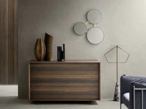 ZANETTE Комод из лакированного дерева со встроенными ручками Push