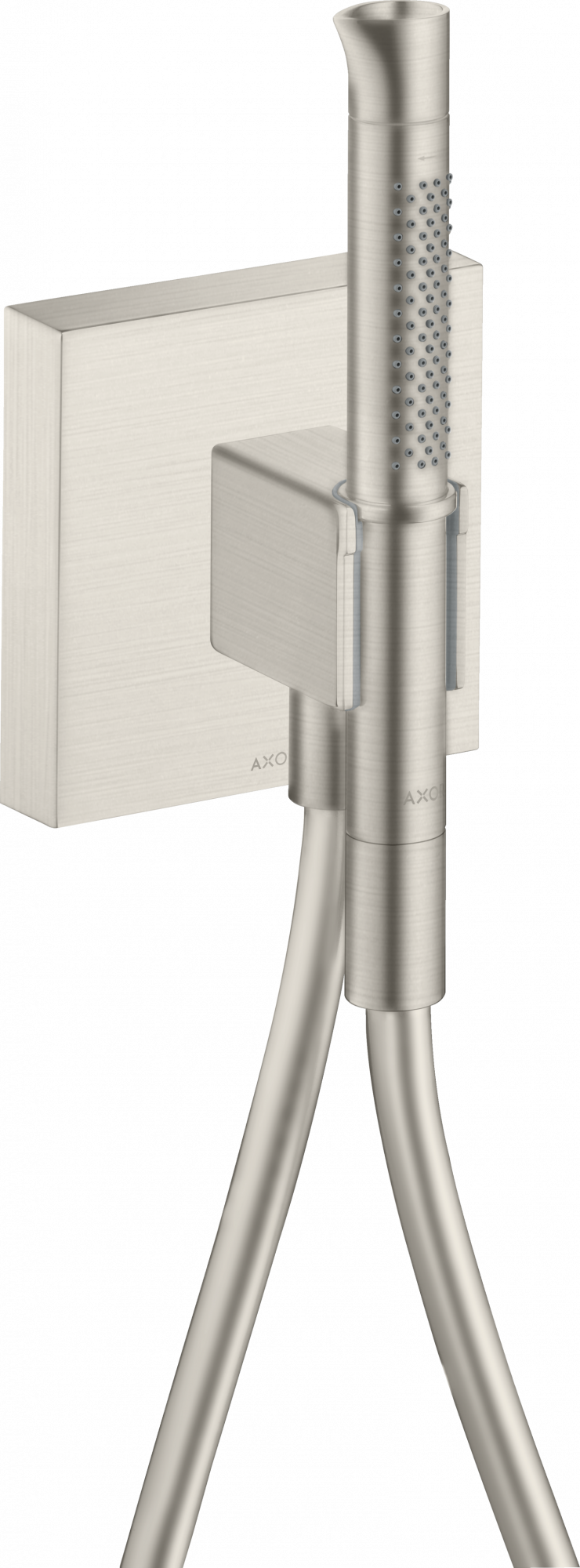 12232800 Переносное устройство 120/120 с ручным душем с дубинкой 2jet и душевым шлангом AXOR STARCK ORGANIC