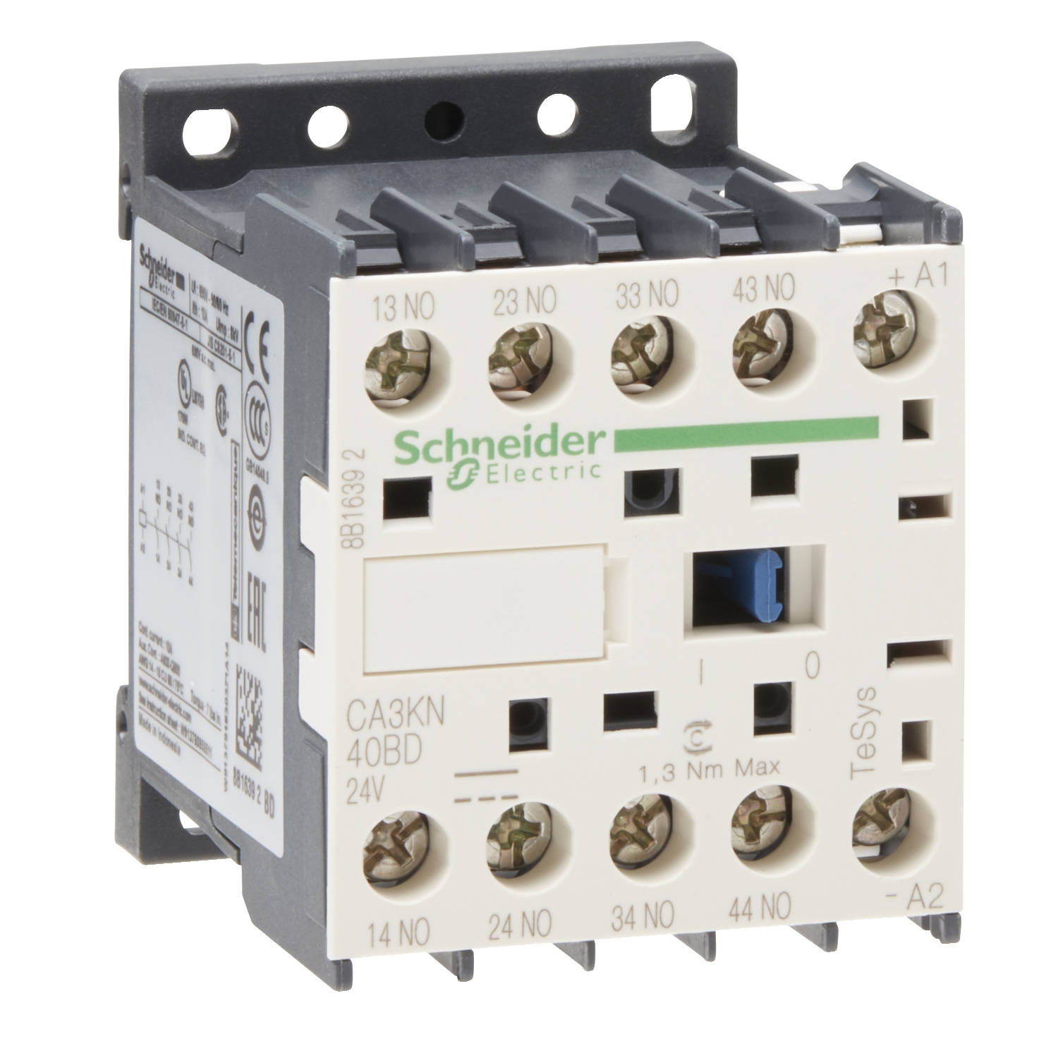 CA3KN40BD Контактор CAK 10А 690/24В DC Schneider Electric TeSys 