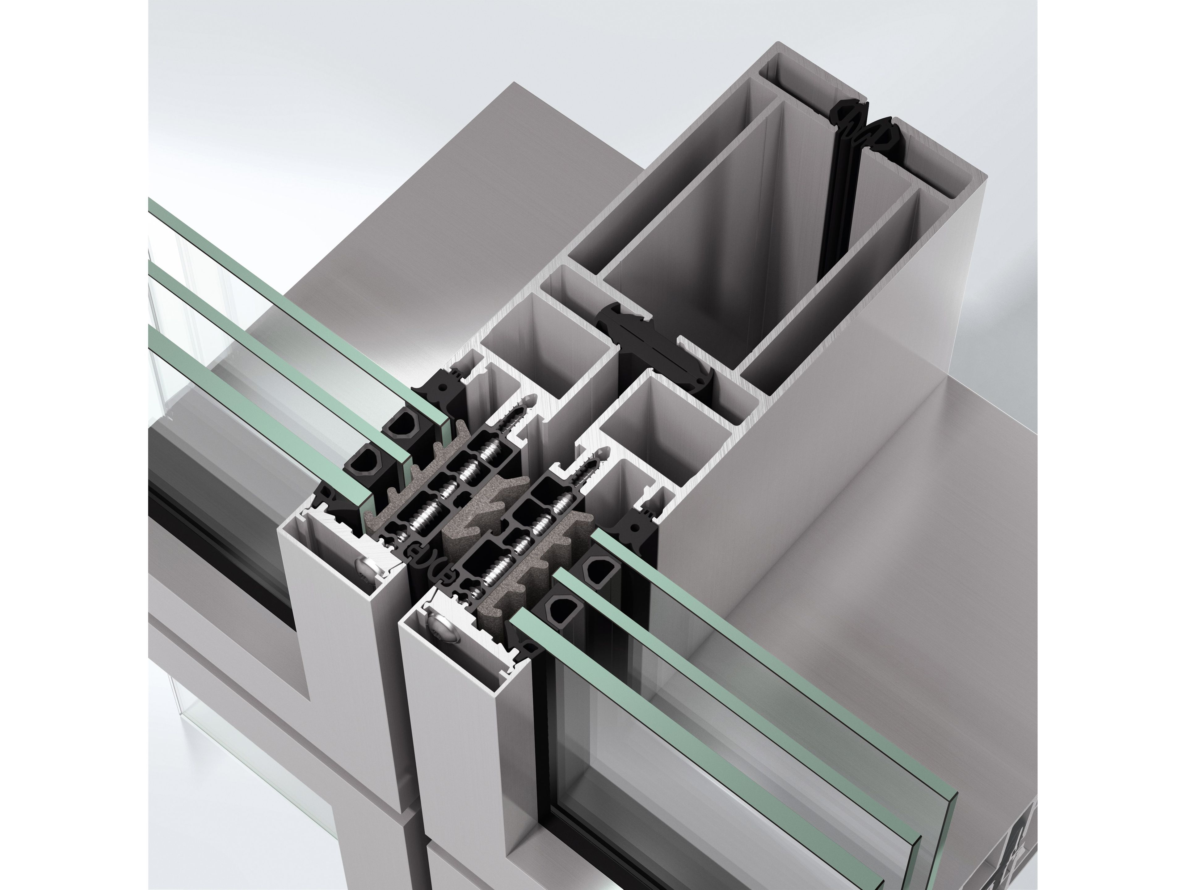 Aluminium Continuous facade system Schüco Schüco AF UDC 80 SI ARCH-00136610 - Вид №1