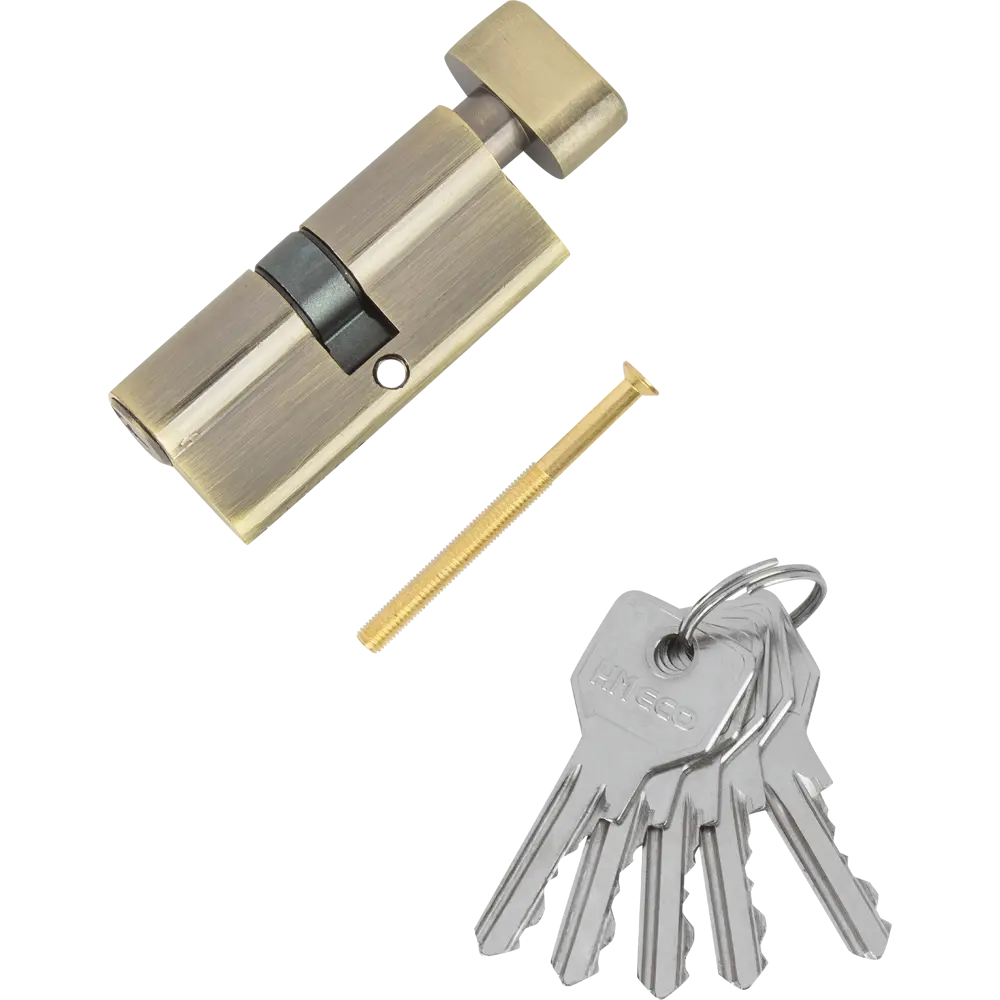 Цилиндр Нора-М Есо Z Лв-70 35x35 мм ключ-вертушка цвет бронза ECO Z STLM-2032791 - Вид №2