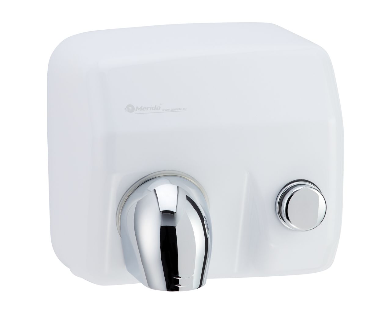 EIB288 SANIFLOW PLUS сушилка для рук с кнопкой, сталь, белый Merida 