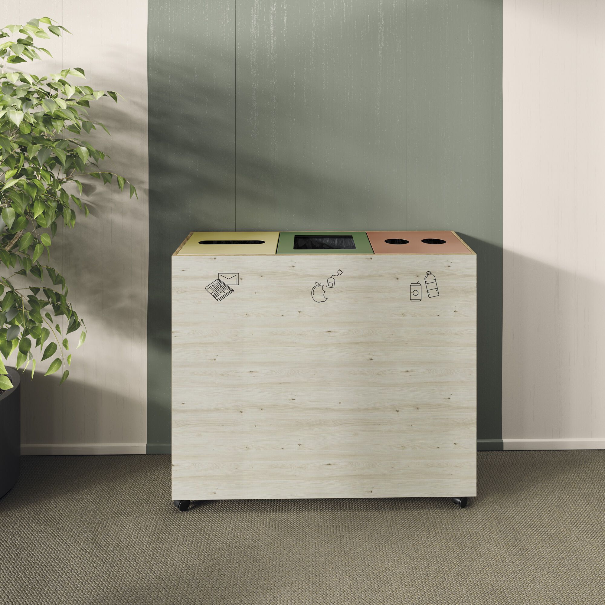 Меламиновая бумага для утилизации отходов Manade PICK'UP WOOD ARCH-00040257 - Вид №1