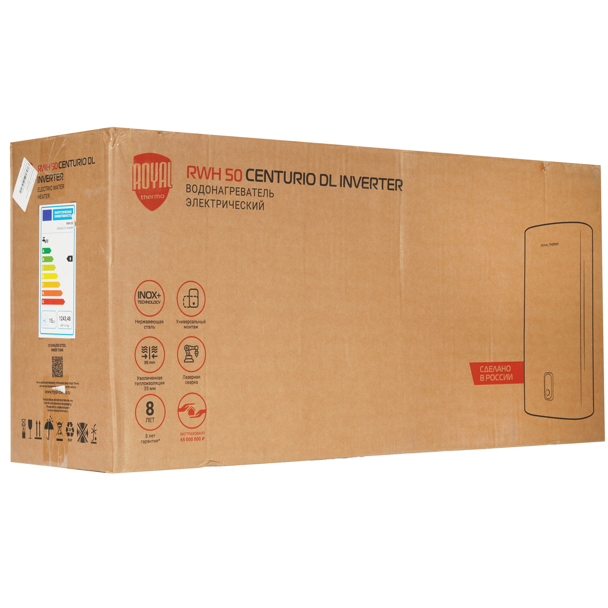 9089753 Водонагреватель электрический Royal Thermo RWH 50 Centurio DL Inverter STDN-0075848 - Вид №10