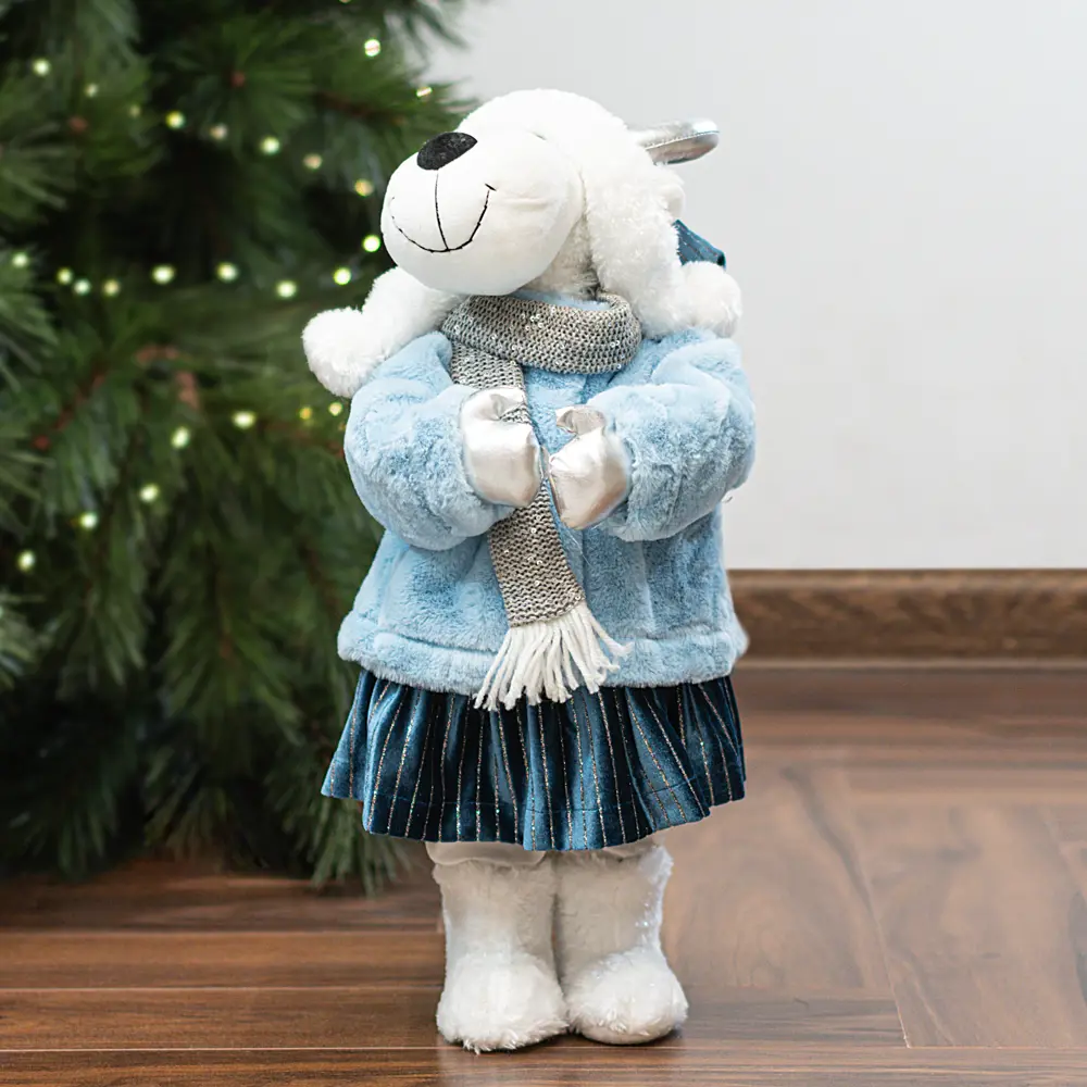 89368048 Декоративная фигура Олень девочка 20x25 см STLM-1525398 Santreyd Christmas