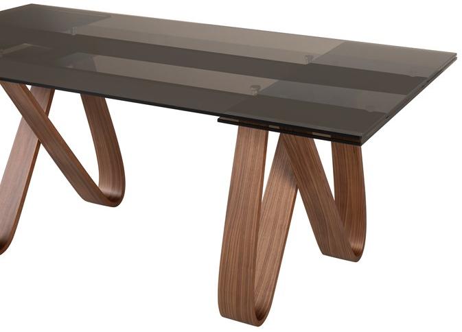 Tonin Casa Раздвижной прямоугольный стол из дерева и стекла sun-id-1472597 - Вид №4