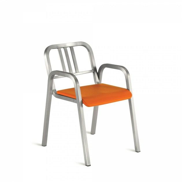 Emeco Штабелируемый алюминиевый стул с подлокотниками Nine-o™ sun-id-1504845 - Вид №2