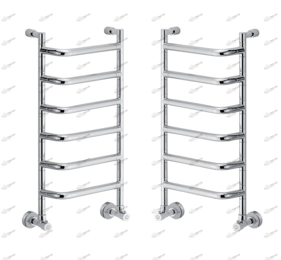 Полотенцесушитель водяной 488/6DX 488/6SX Vela Margaroli Ø25 мм