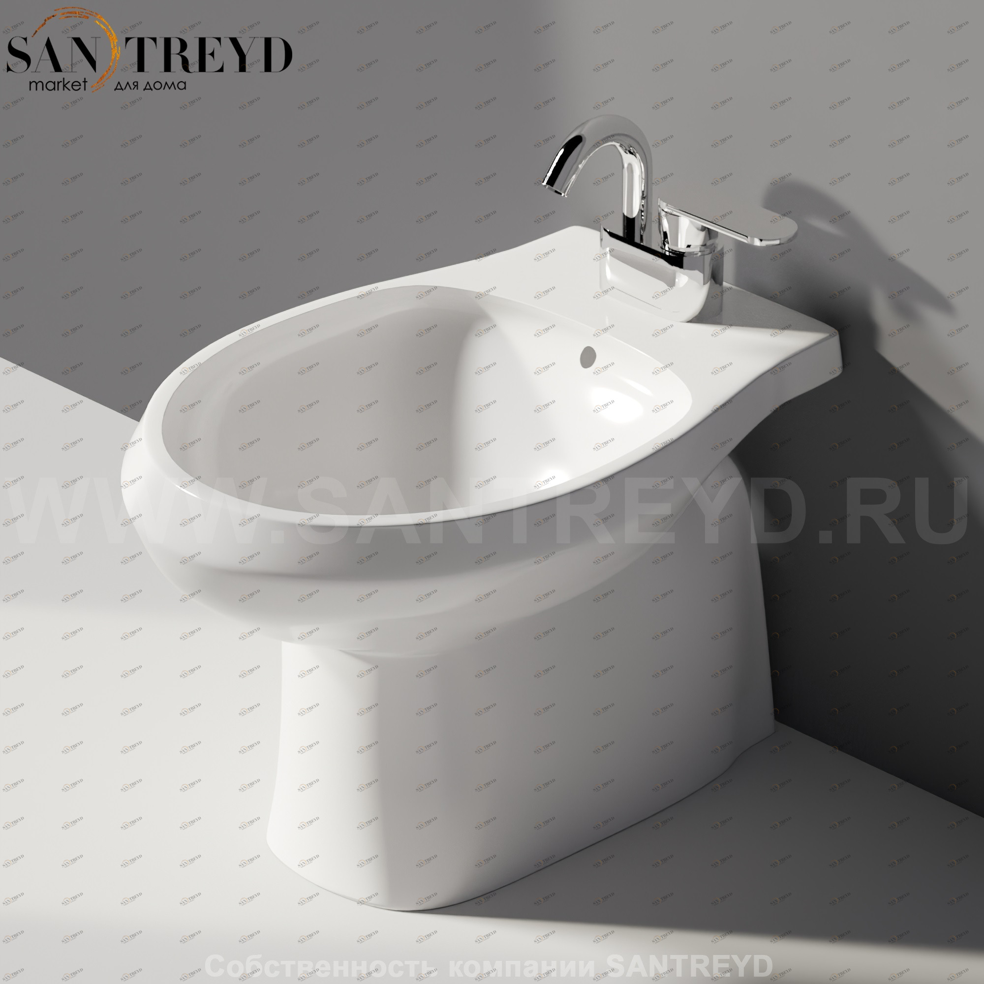 30259016 Биде напольное Metro Ceramica Flaminia