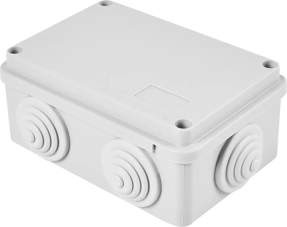 Распределительная коробка Lexman открытого типа 120×80×50 мм 88460773