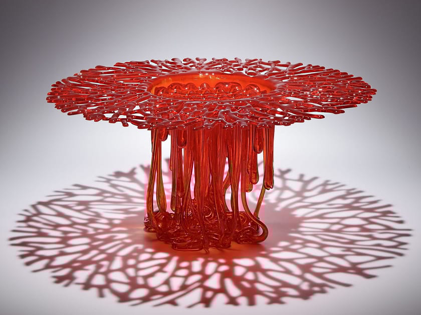 Центральная часть / стеклянная скульптура Mosche Bianche Fluid Glass ARCH-00101543