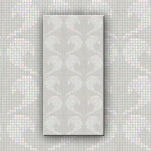 МОЗАИКА ИЗ СТЕКЛА D-02 WHITE A ALMA ПАННО 20