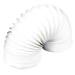 Воздухоотвод гибкий армированный Era D100 мм ПВХ цвет серый