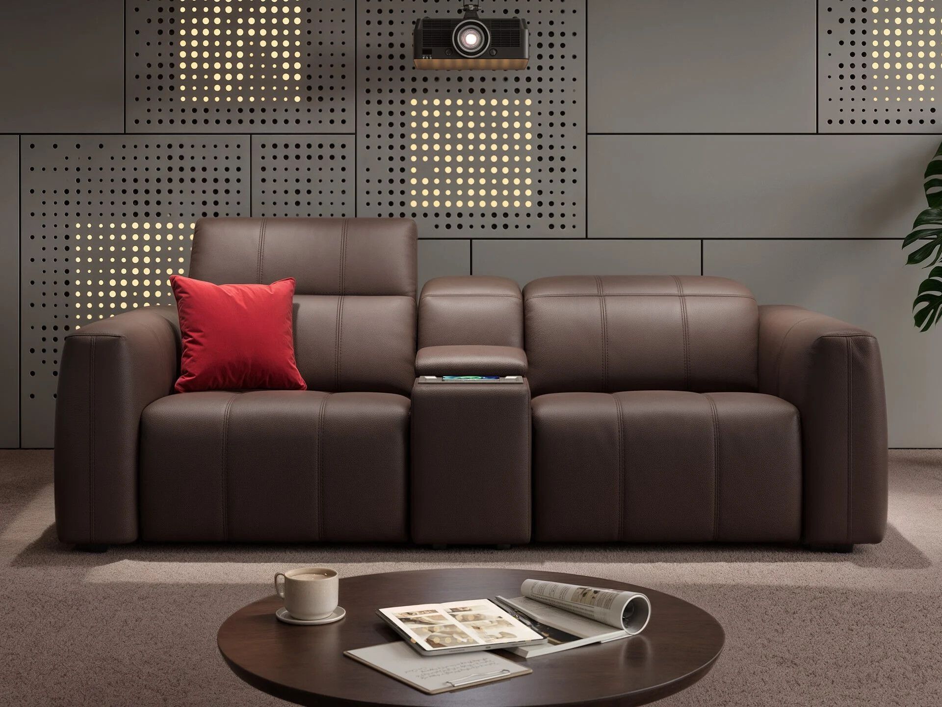 2-местный кожаный диван Sofanella Florida Kino ARCH-00012323 - Вид №3