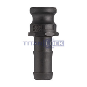 Камлок полипропиленовый тип E, ниппель с хвостовиком 1/2", TL50EPP TITAN LOCK