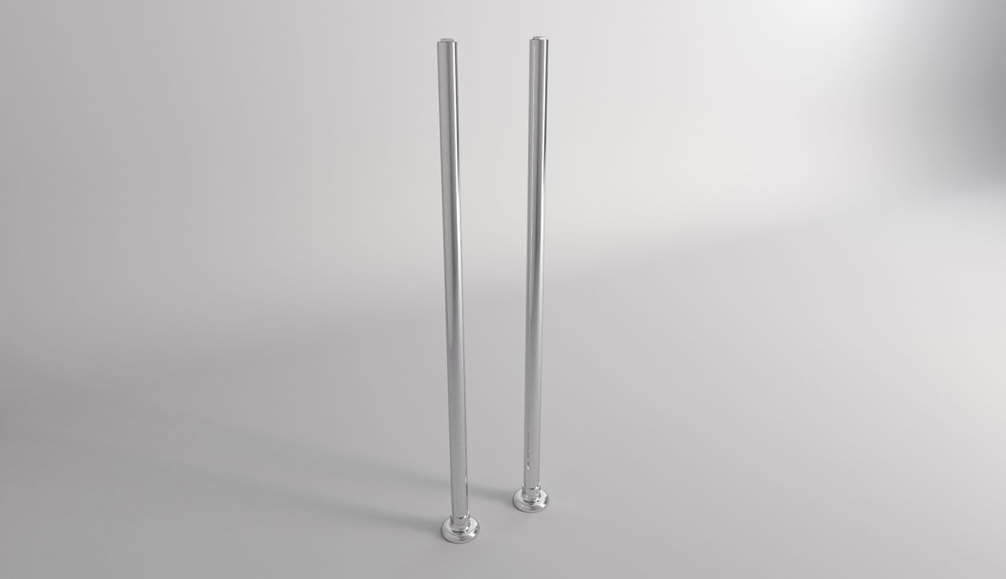 Смеситель для ванны с 2 отверстиями с ручным душем Park Avenue Dark White ARCH-00139217 - Вид №7