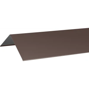 Конек плоский 146x146 мм 2 м 0.4 мм цвет RAL 8017 коричневый 84176951 STLM-2155543