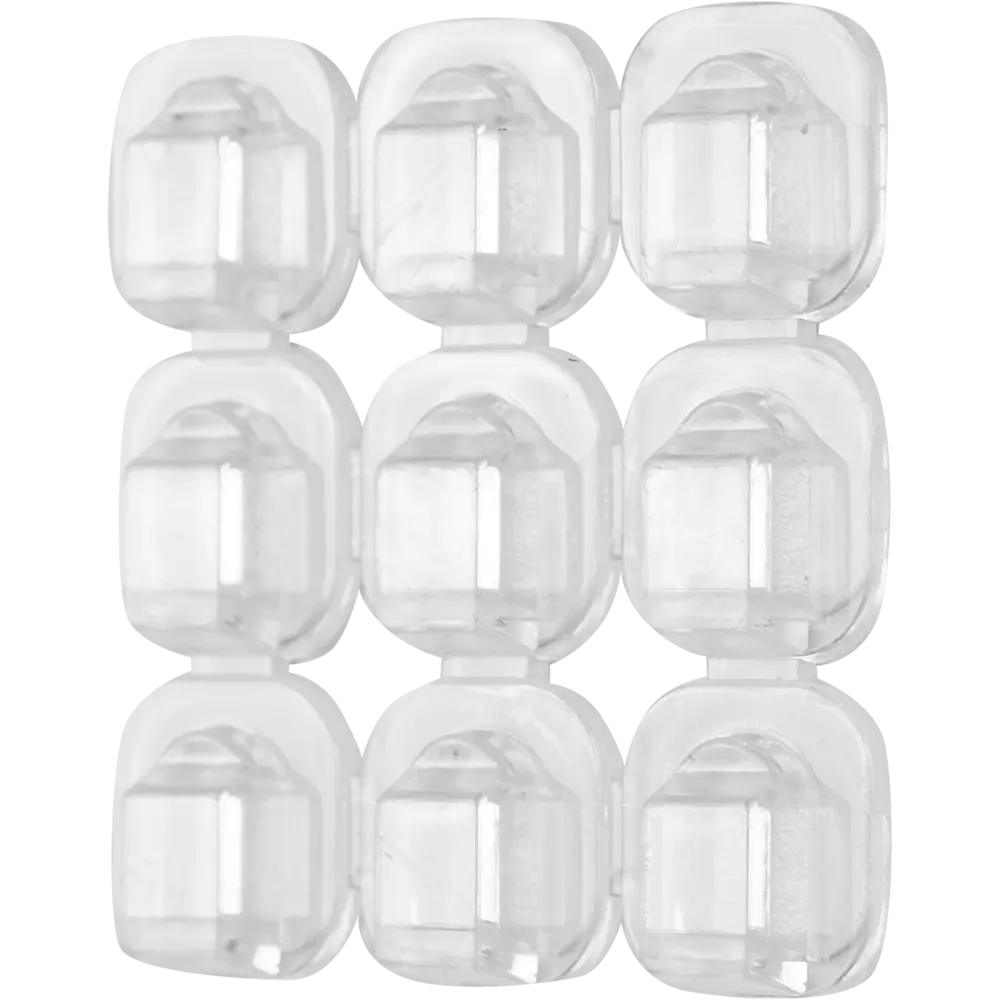 Клипсы для гирлянд прозрачные 15x15 мм 9 шт ELEMENT STLM-2094466 - Вид №1