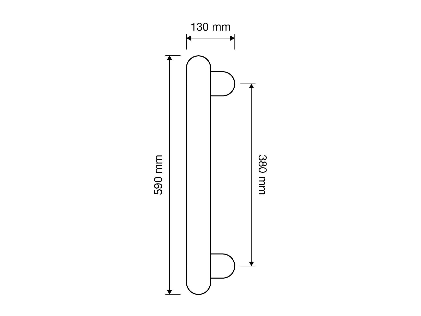 Классический стиль латунная ручка с кристаллами Swarovski® LINEA CALI' Creative Crystal ARCH-00039079 - Вид №2