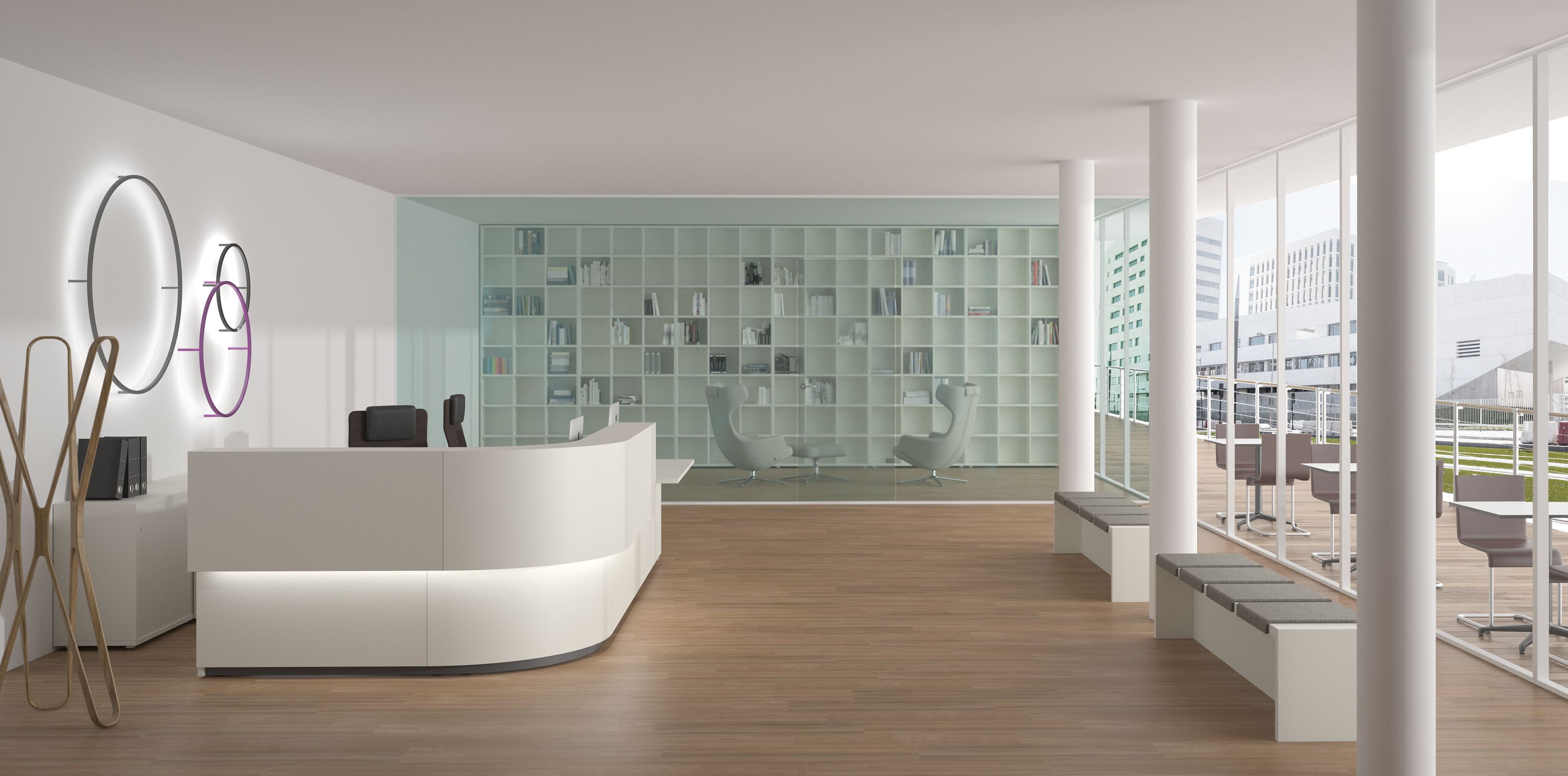 Модульная стойка регистрации werner works cockpit 2.0 ARCH-00056077 - Вид №4