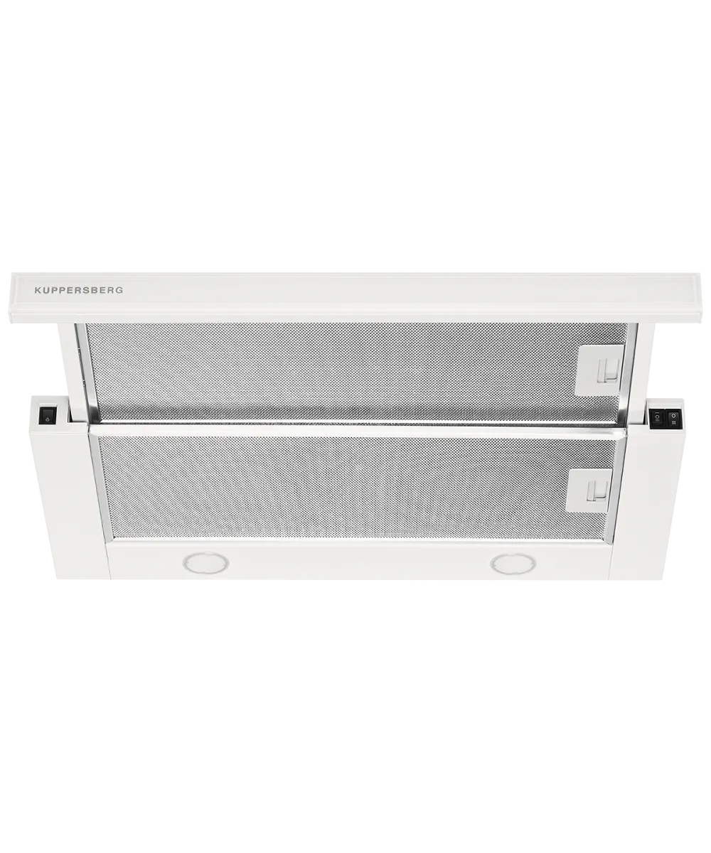 9121492 Вытяжка телескопическая Kuppersberg SLIMTURBO 60 GW белый/белый STDN-0103907 - Вид №2