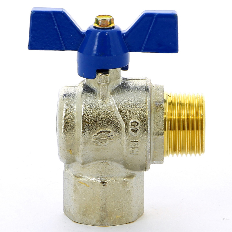 Кран шаровой НВ угловой EVOLUTION бабочка F.I.V. 3/4" FIV 6771R105 - Вид №3