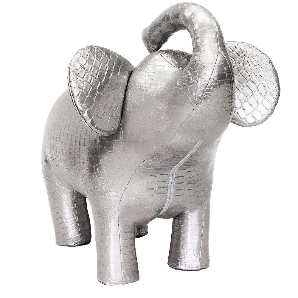 Пуфик детский серебряный "Слон 2", 94 см LESET  00-3833182 Разноцветный Santreyd  - Вид №1