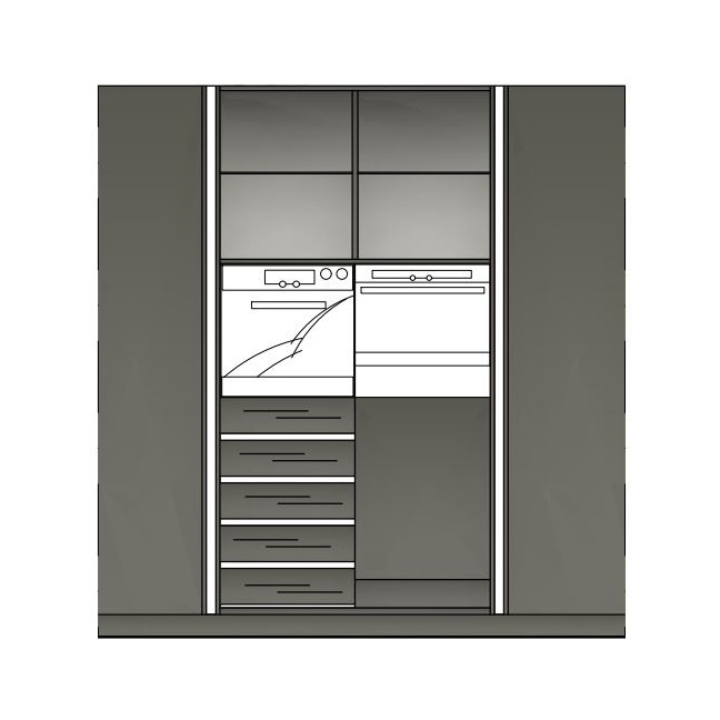 Композиция кухонной мебели / Unique EGGERSMANN sun-id-375139 - Вид №7