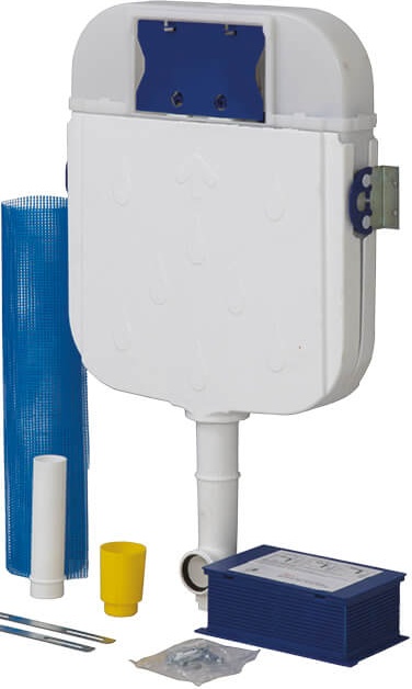 GP9001.00 Кнопка для инсталляции TERRA белая Creavit Terra - Вид №1