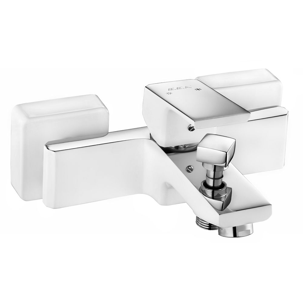 104802469  Смеситель для ванны Tiera - Белый-Хром Eca 