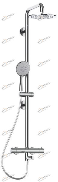 Ponte Giulio Душевая стойка из нержавеющей стали Solo H51gls04/n2