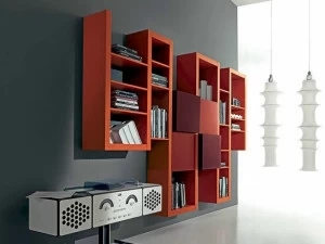 Fimar Подвесной лакированный стеллаж настенный Side system