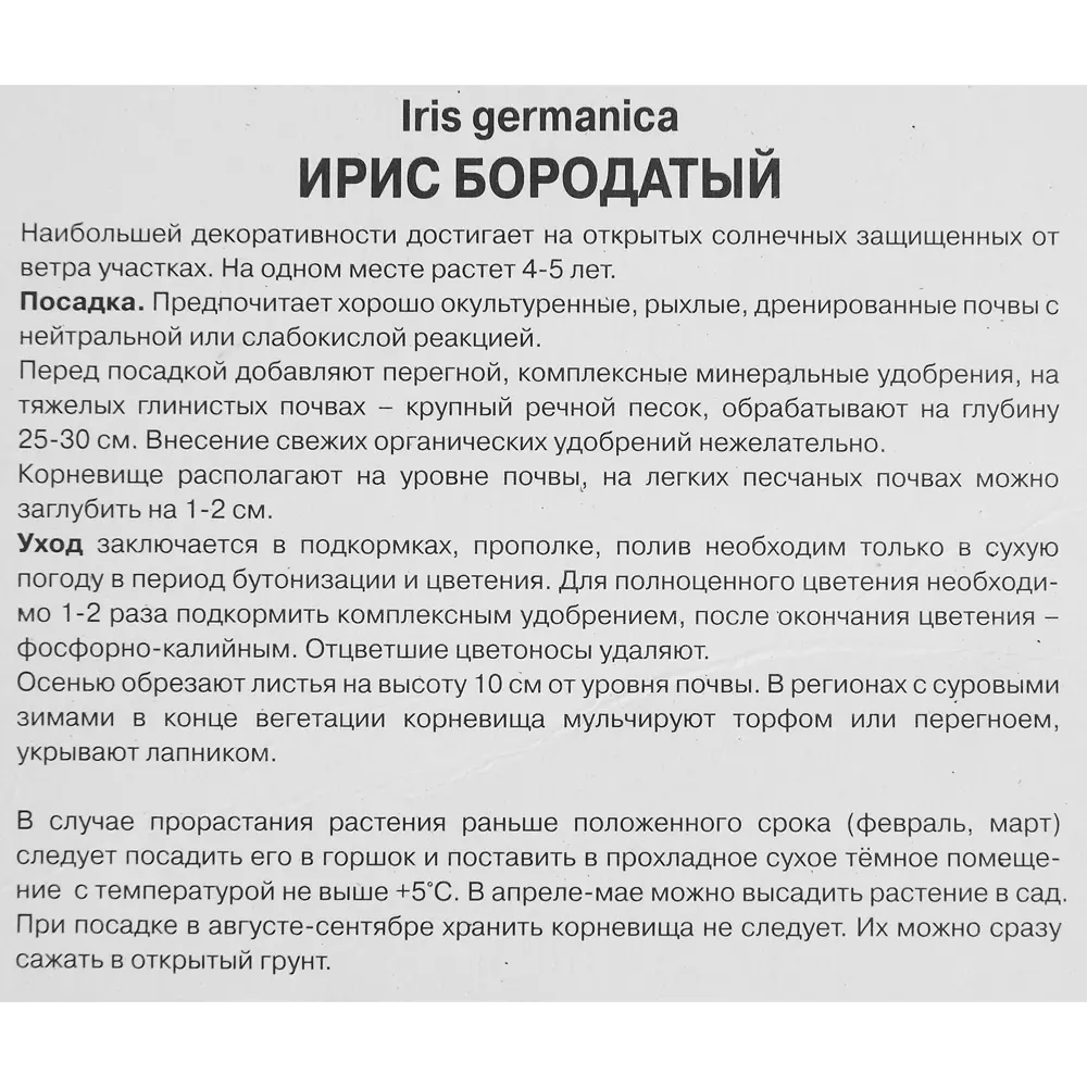 Ирис бородатый Эко Де Франс 85204813 STLM-2006919 ПОИСК  - Вид №2