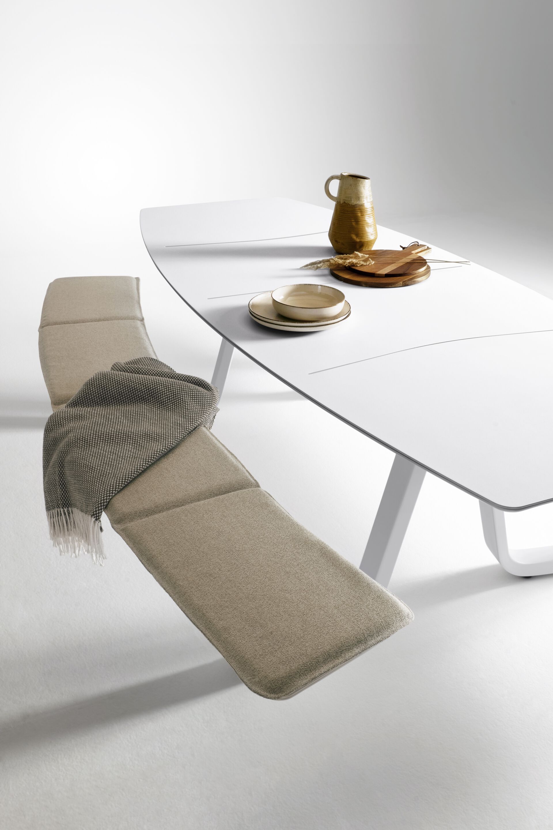 Прямоугольный стол для пикника со встроенными скамейками Atmosphera 8teen ARCH-00084249 - Вид №3