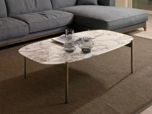 CTS SALOTTI Журнальный столик из мрамора для гостиной Selfy