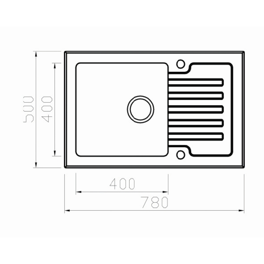 Кухонные мойки Eco Glass SMG-780W.B SEAMAN  - Вид №1