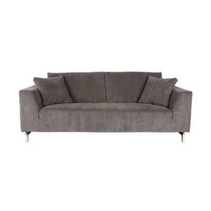 Диван Dragon Rib трехместный серый