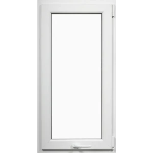 Пластиковое окно ПВХ VEKA одностворчатое 1170x800 мм (ВхШ) однокамерный стеклопакет белый (с двух сторон)