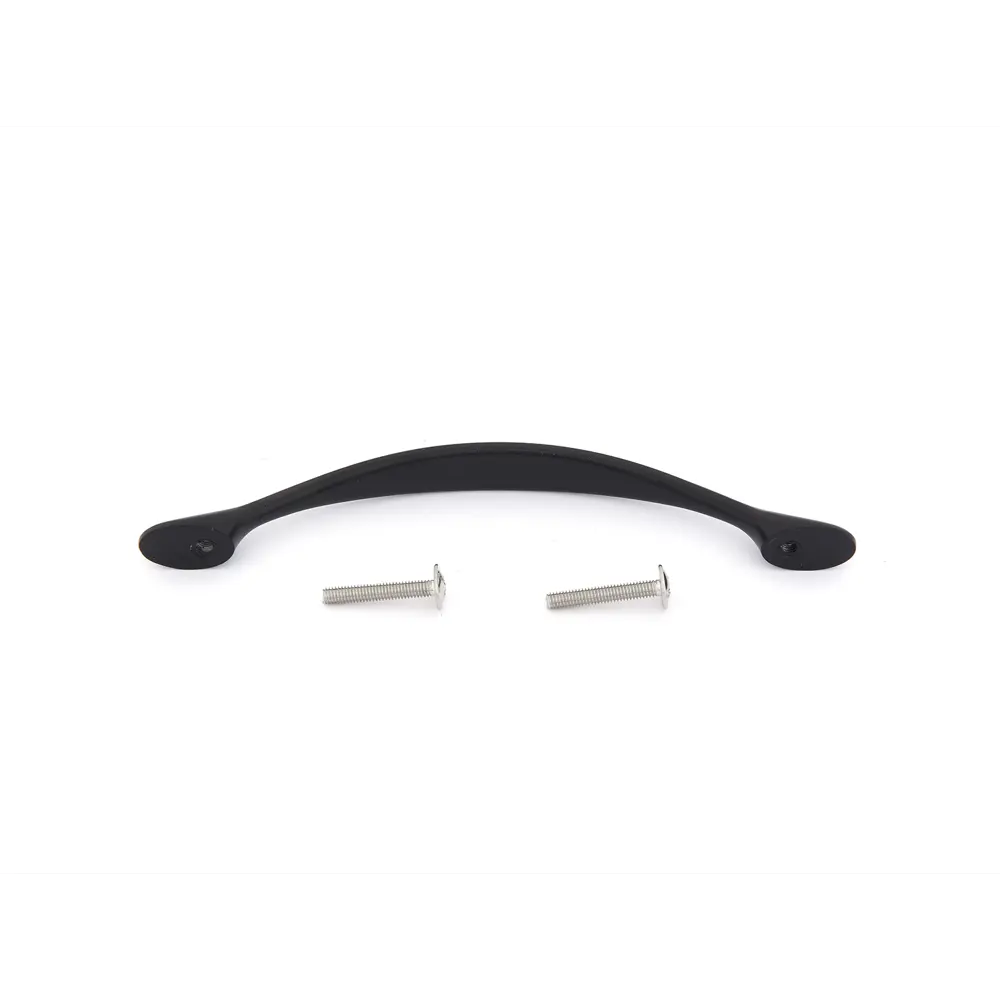 Мебельная ручка-скоба 1082.128.BLMATT 128 мм матовый черный PALLADIUM STLM-2108646 - Вид №1